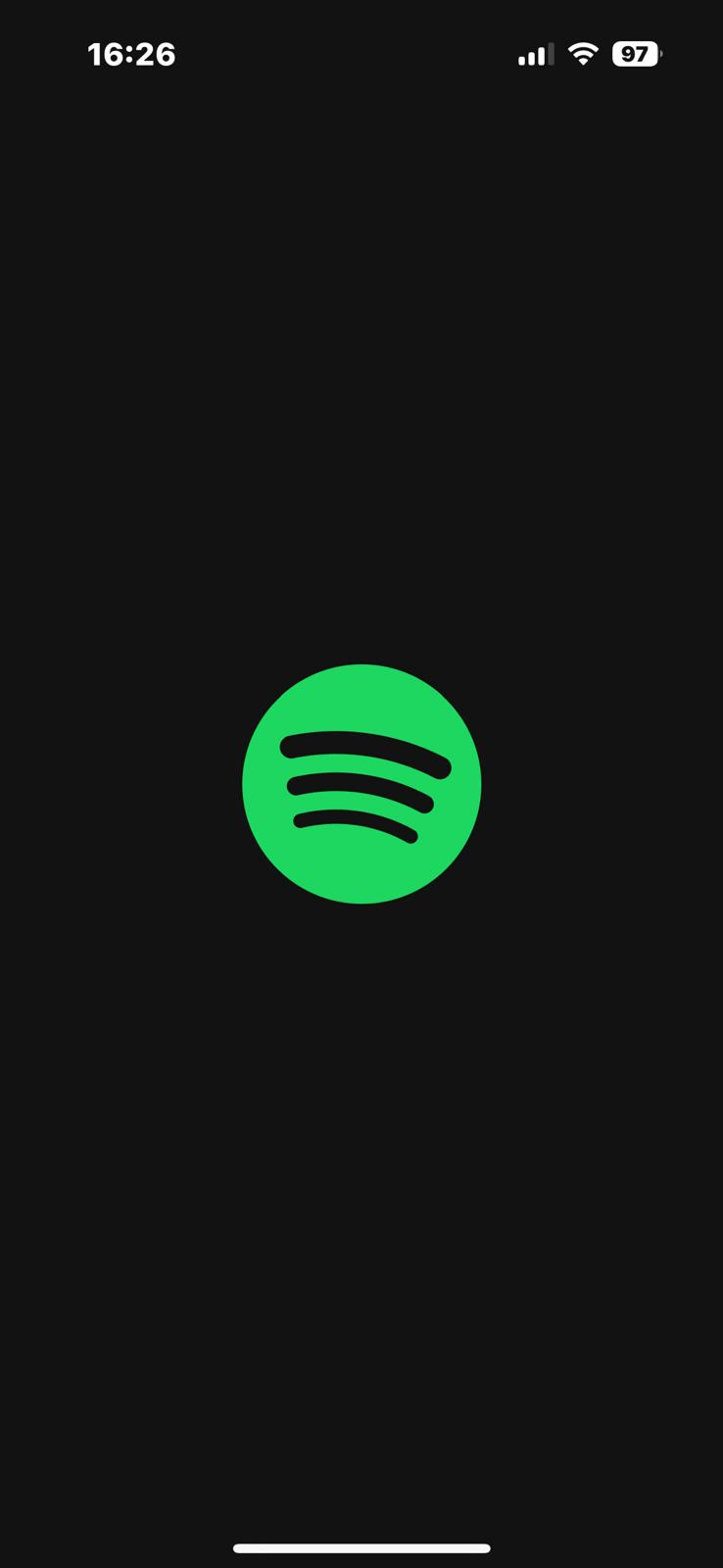 Spotify Splashscreen