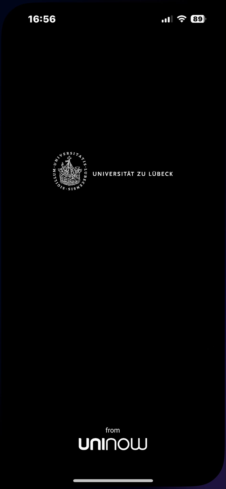 Uni Lübeck Splashscreen